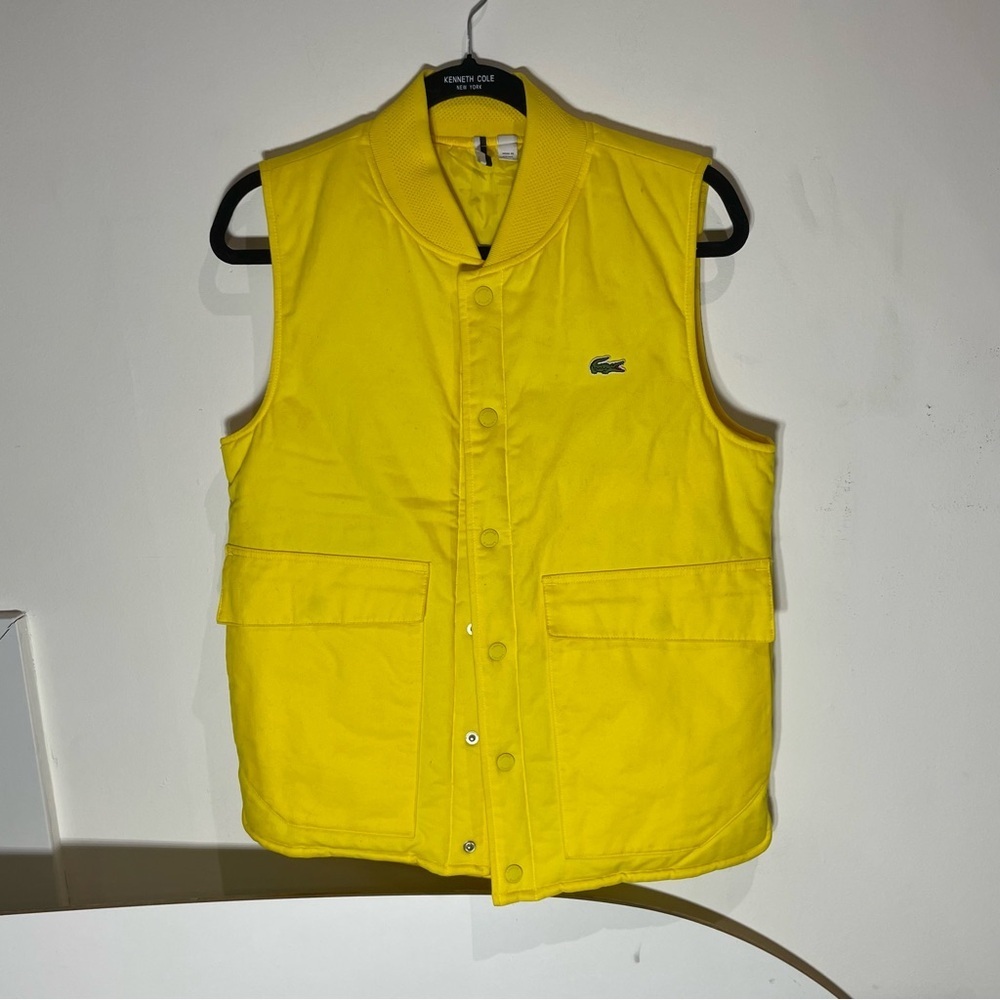 Lacoste Men's Vibrant Yellow Vest